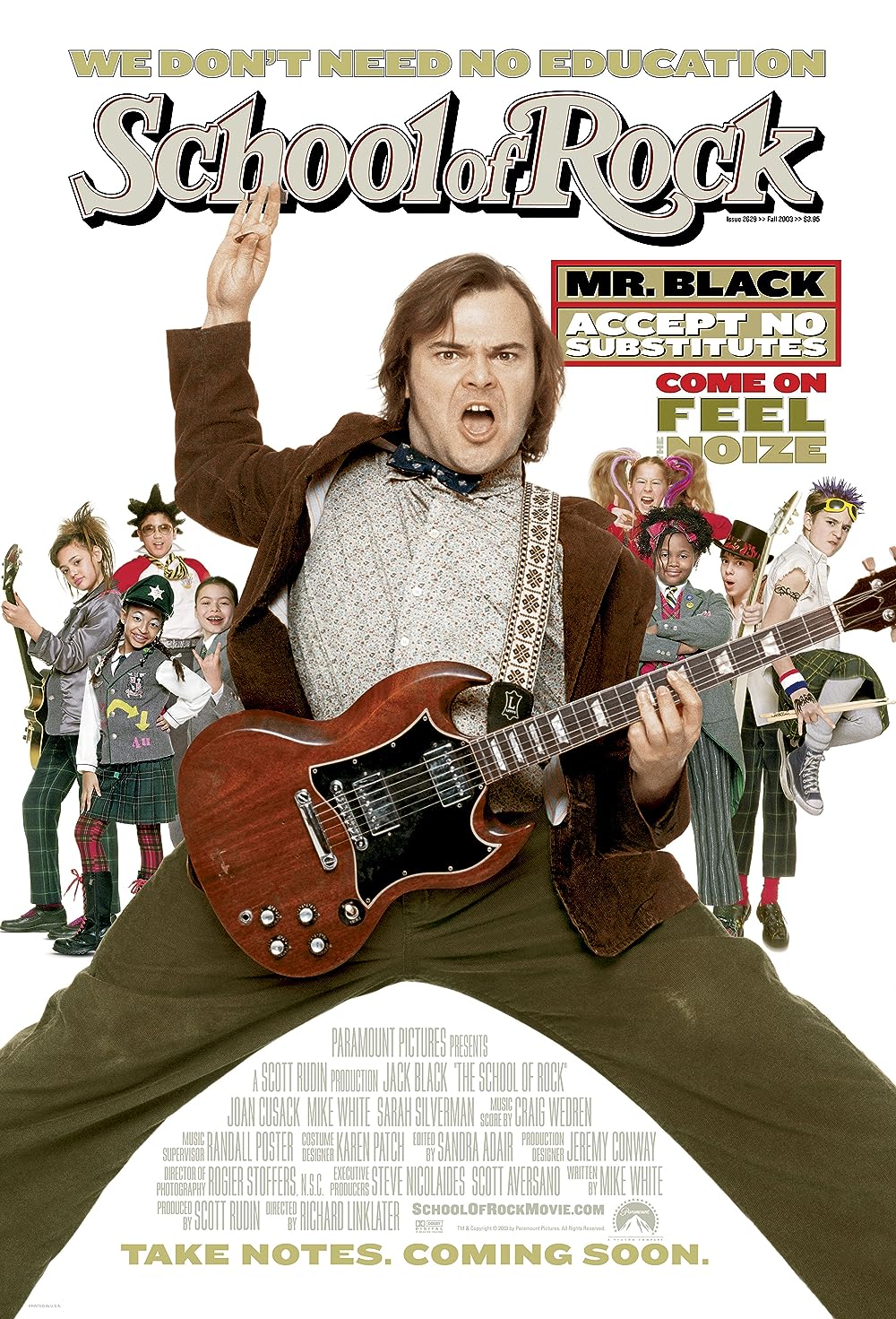 School of rock poster