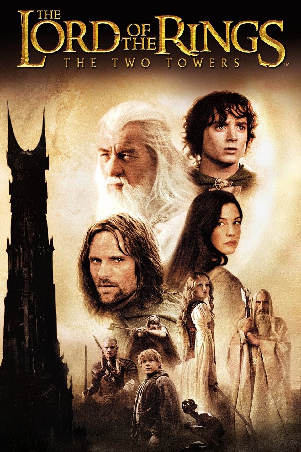 The Lord of the Rings: The Two Towers movie poster