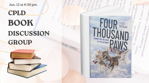 CPLD Book Discussion Group January 12th at 6:30 p.m.