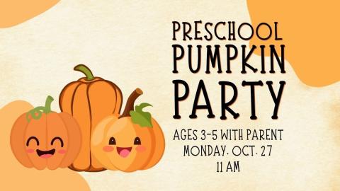 Preschool Pumpkin Party