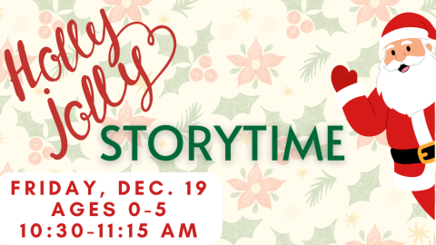 Holly, Jolly Storytime (0-5 years w/caregiver)