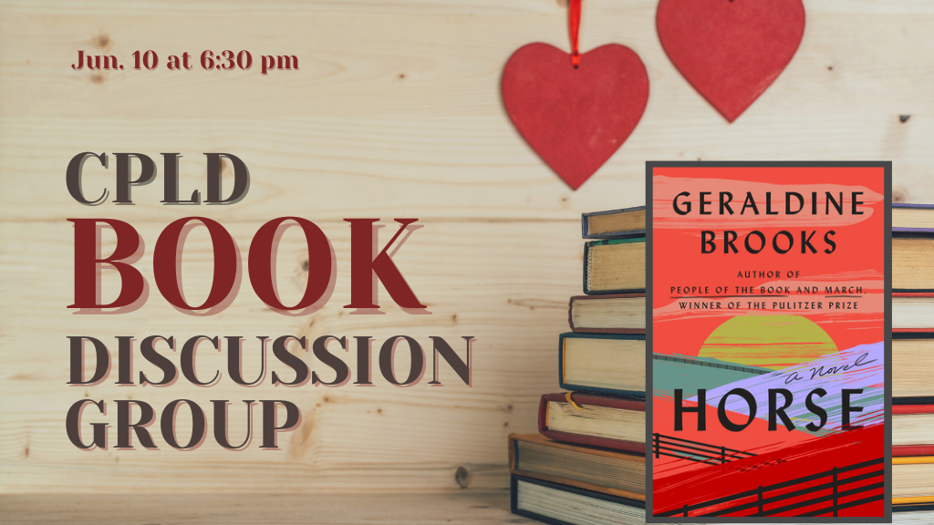 CPLD Book Discussion Group June 10 at 6:30 p.m.